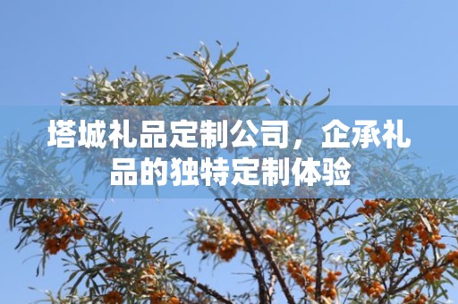 塔城礼品定制公司，企承礼品的独特定制体验